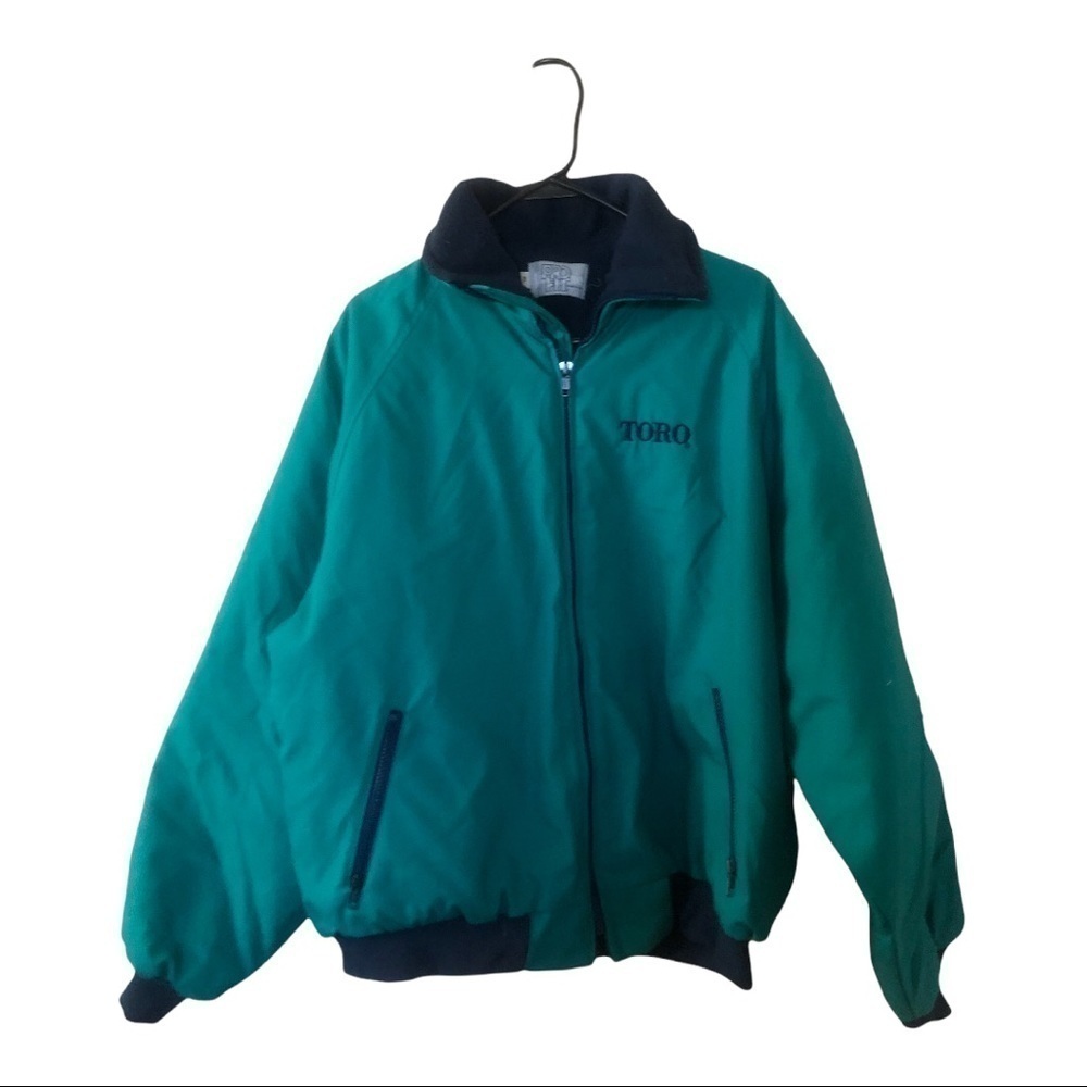 Toro Size XL Mens Vintage Green Jacket 2 Pocket in Excellent Used Condit…